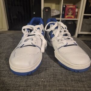 New White and Blue New Balance